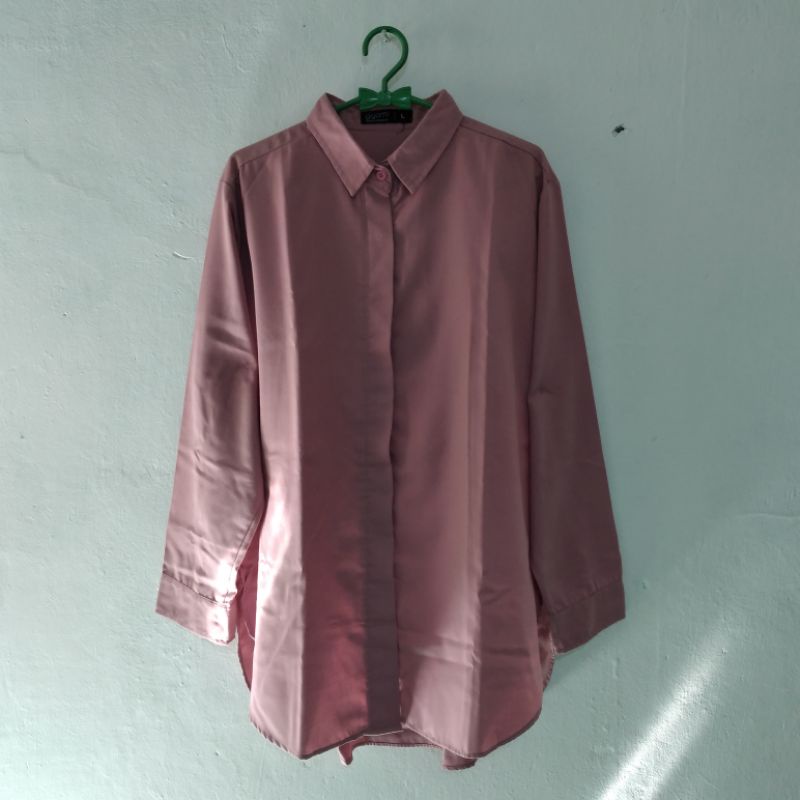 [preloved] Kemeja katun by giyomi
