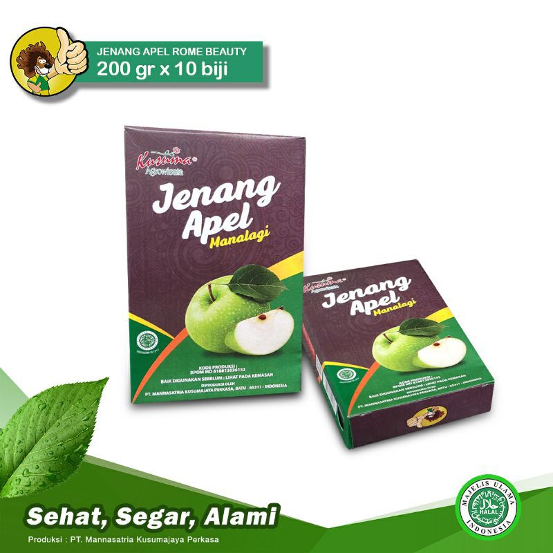 

Kusuma Agrowisata - Jenang Apel Hijau Manalagi 200gr. (1 karton)
