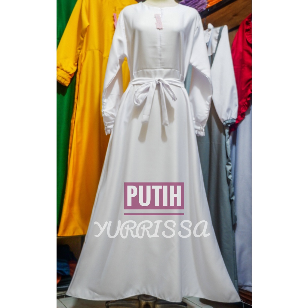Gamis Balotelli Tali Remple Premium/Gamis Terbaru/Gamis Terlaris/Gamis Modern-4