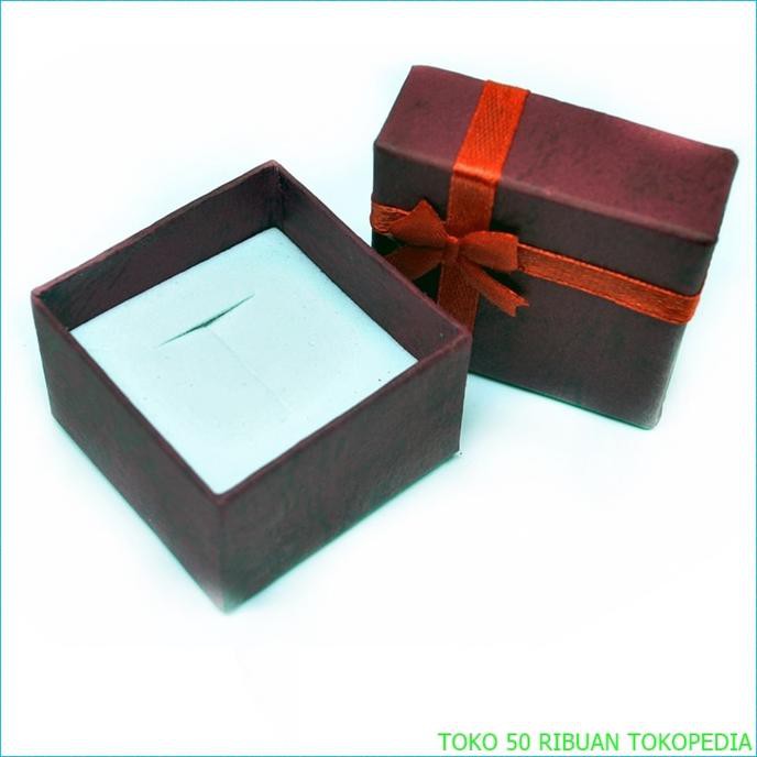Kotak Perhiasan Mas Kawin / Middle Box For Jewellery - Red I2234