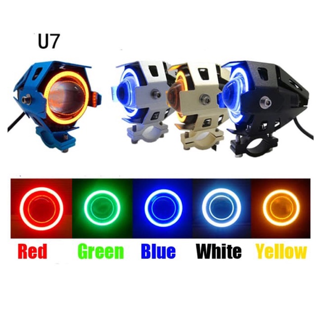 Lampu Led Sorot Cree U7 Angel Devil Eyes