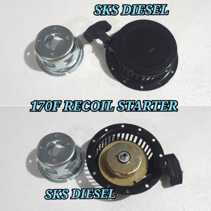 170F Recoil Starter Kap Engkol Mesin Diesel Kipor Kama Yanmar Firman