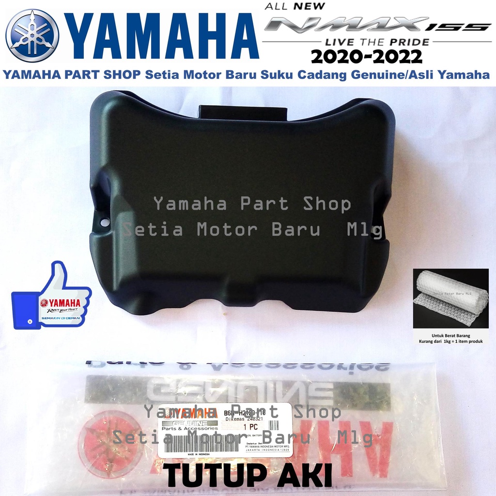Cover Tutup Aki Battery Cover All New N Max Nmax 2020-2022 Asli Yamaha Setia Motor Baru