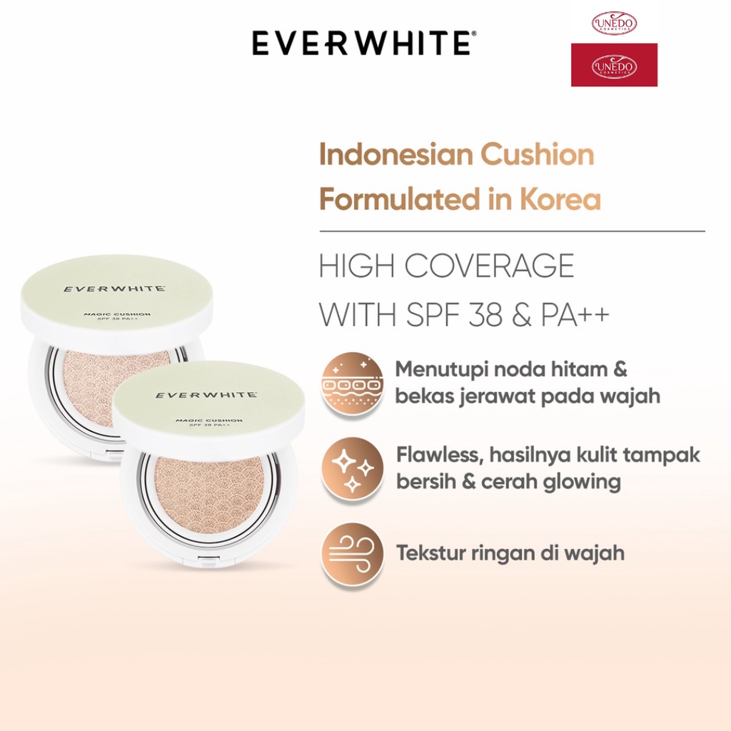 Everwhite Magic Cushion - SPF 38 UV Protection Halal