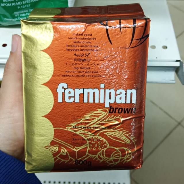 

Fermipan brown instant dry yeast ragi 500 gr