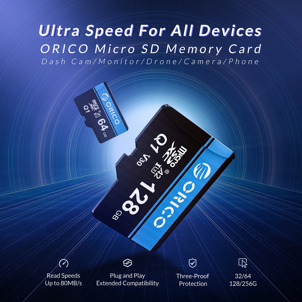 ORICO MSQ1-128GB-BP High-Speed TF Card 128GB