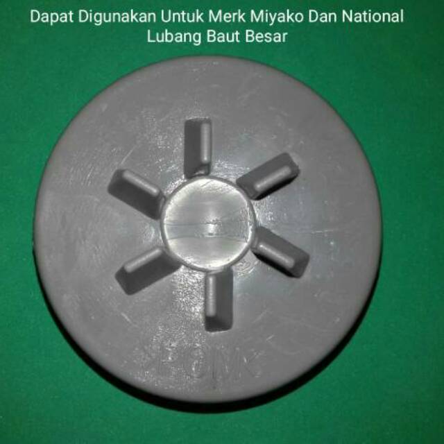 Gear Gir Gigi Gerigi Plastik Konektor Conector Spare Part Suku Cadang Asesoris Aksesoris Acecoris Mesin Blender Miyako National Lubang Drat Baut Besar