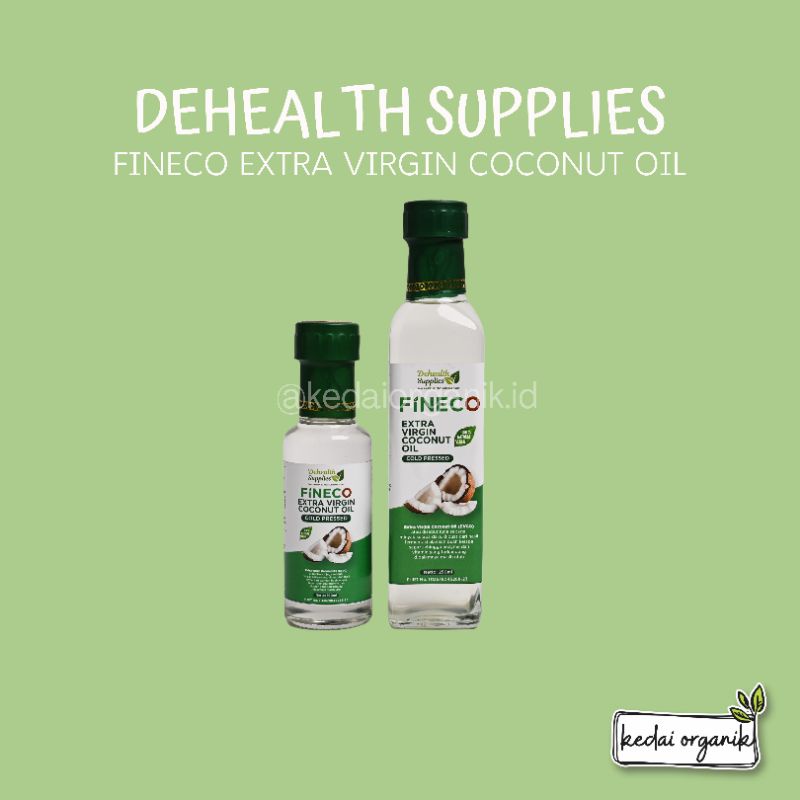 

Dehealth Supplies Fineco Extra Virgin Coconut Oil
