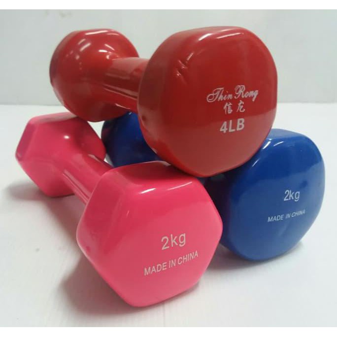 Toko-Alat-Fitness Dumbell Vinyl 2Kg Terlengkap