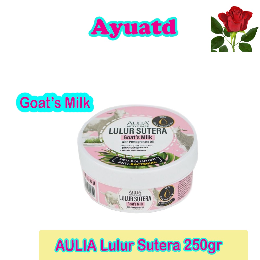 AULIA Lulur Sutera 250gr Lulur mandi anti pollution Anti bacterial