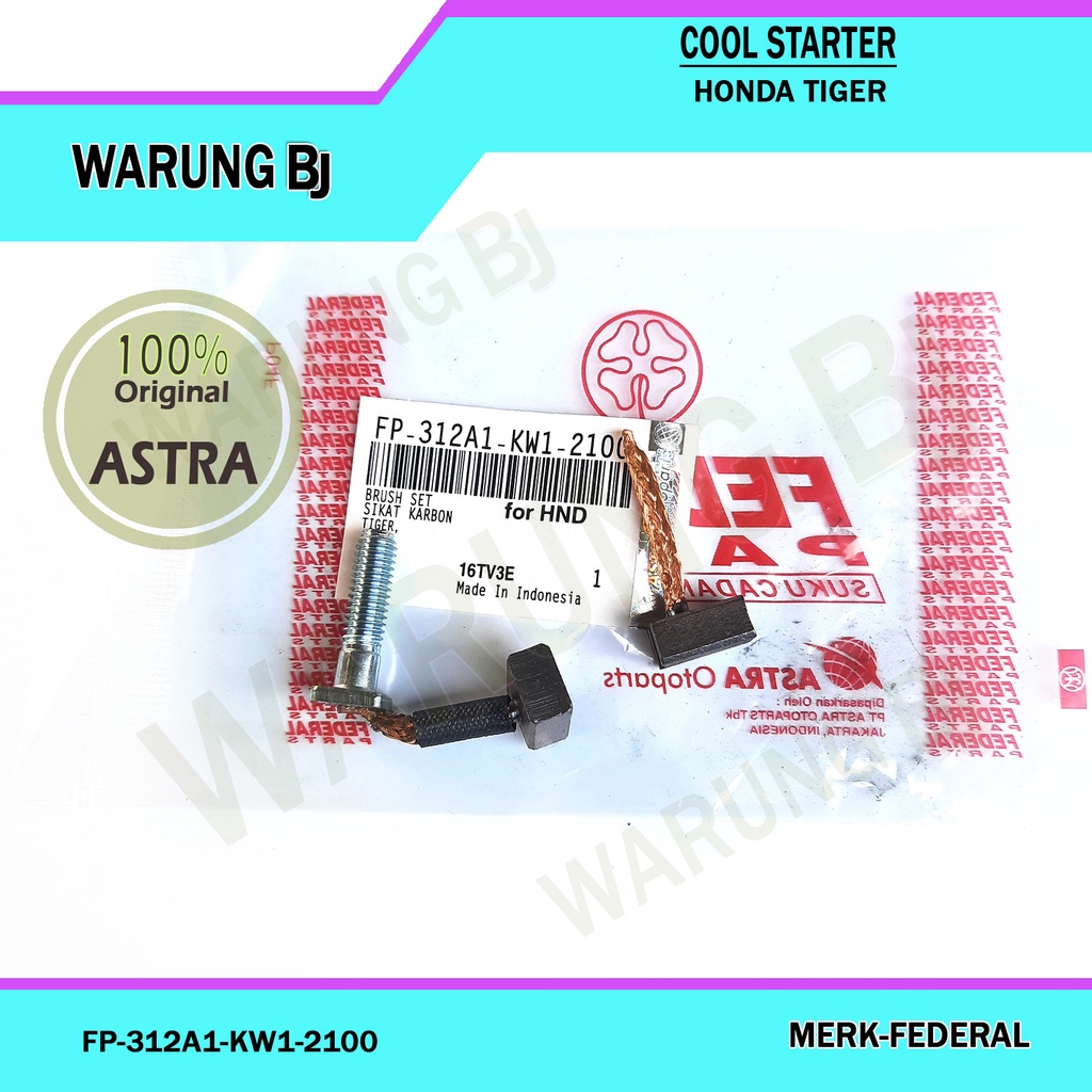 Cool Stater Arang Dimamo Starter Honda Tiger | Federal