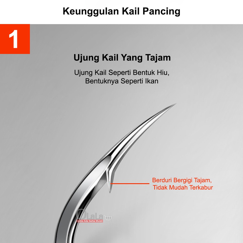 Kail Pancing Berkualitas bahan Baja karbon TM-1054