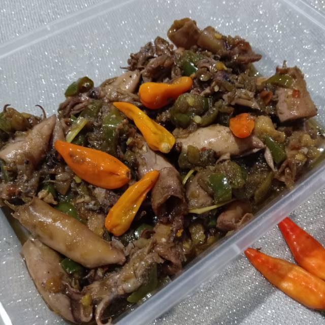 

Oseng Cumi Asin Gendot Pedas