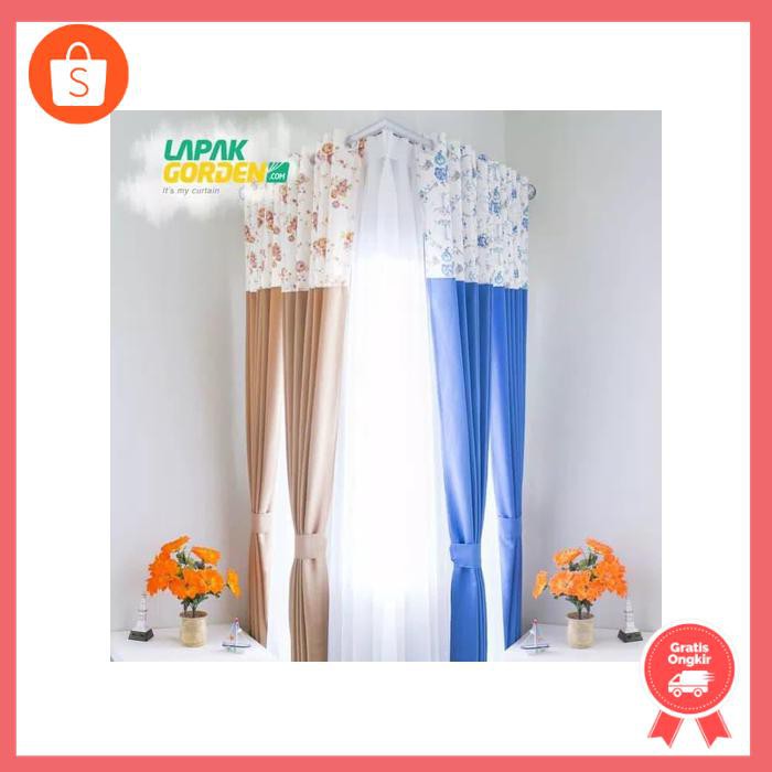 Gorden Blackout blazer LENDA #shabby - Biru