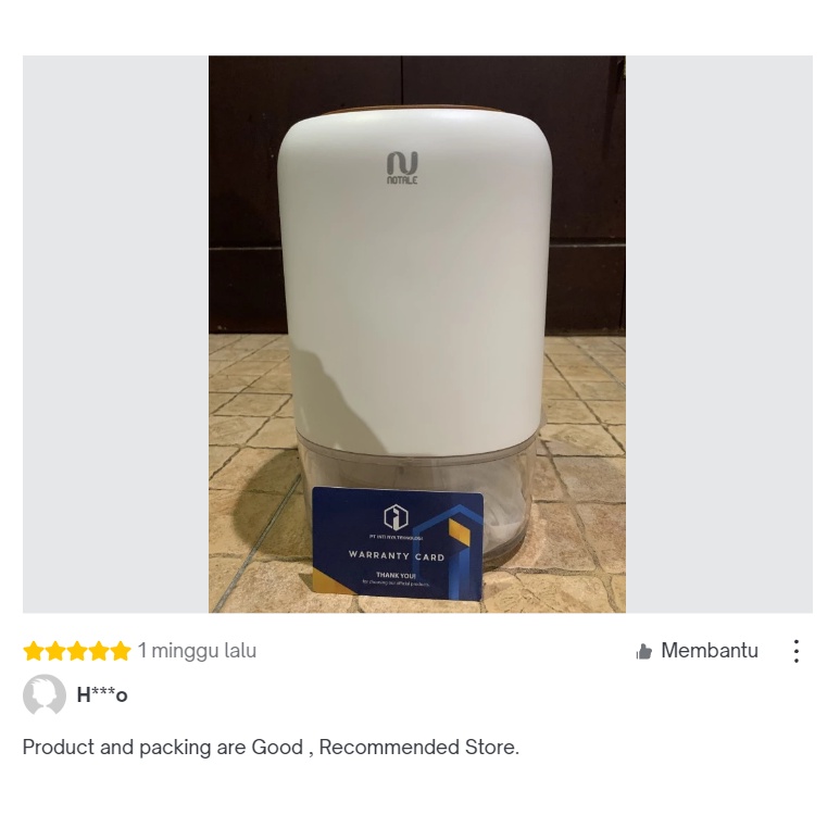 Notale Dehumidifier Suvo Air Dryer Serap kelembapan Humidifier Touch