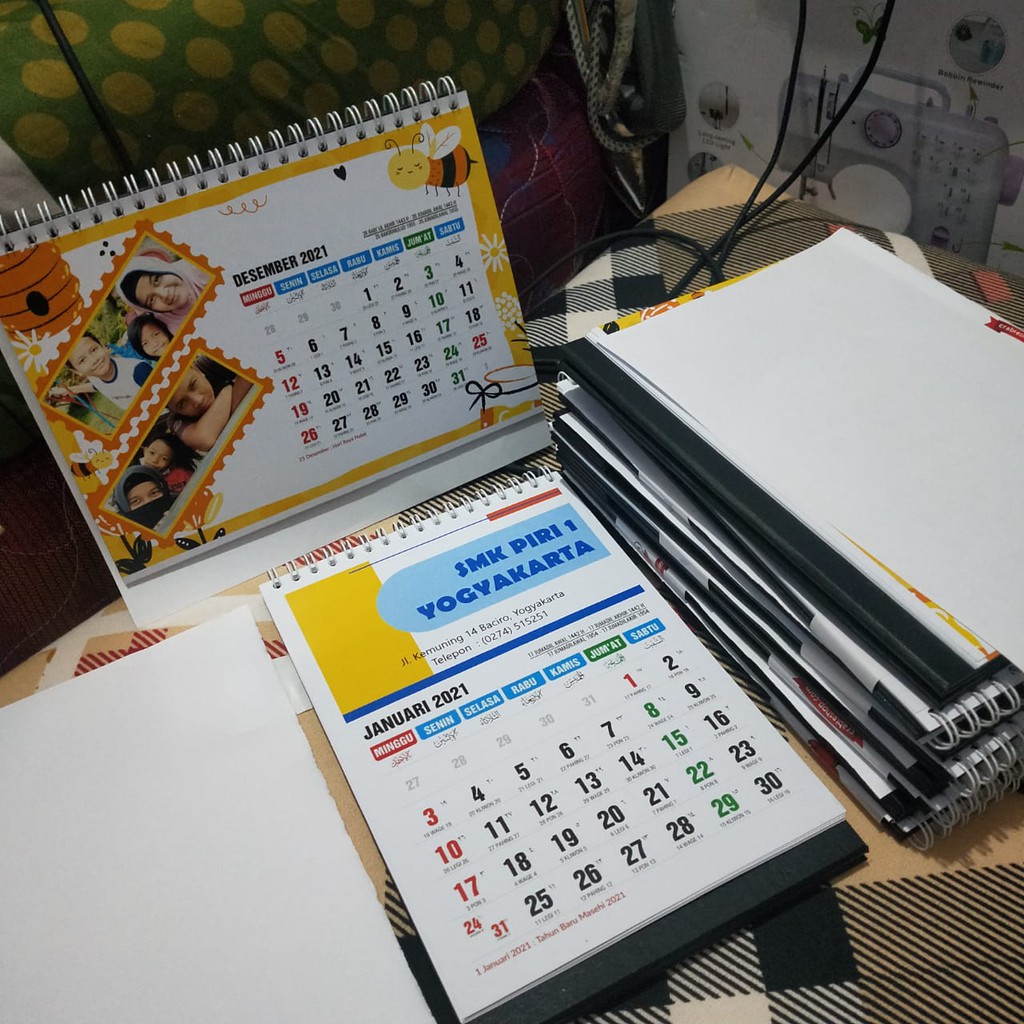 

kalender meja bisa order satuan