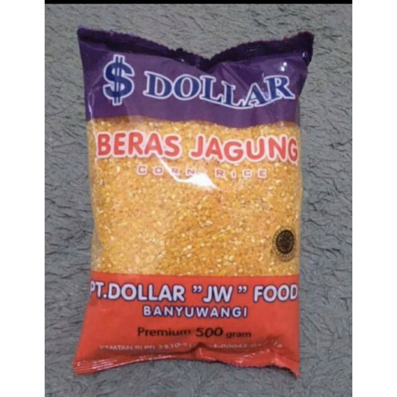 

Beras Jagung merk DOLLAR 500gr .Cocok Utk Diet/Orang Diabetes.