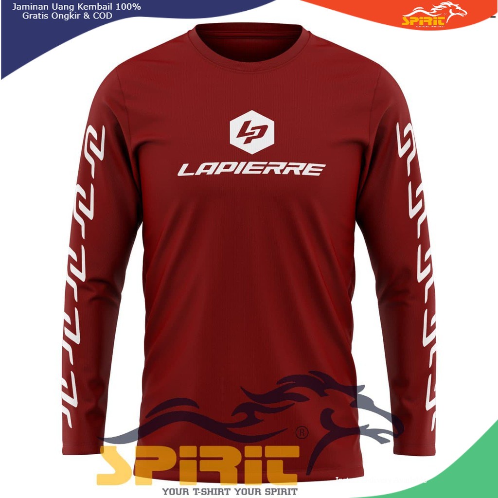 Kaos Sepeda MTB Lapierre Bike Pakaian Pria Distro Lengan Panjang Murah