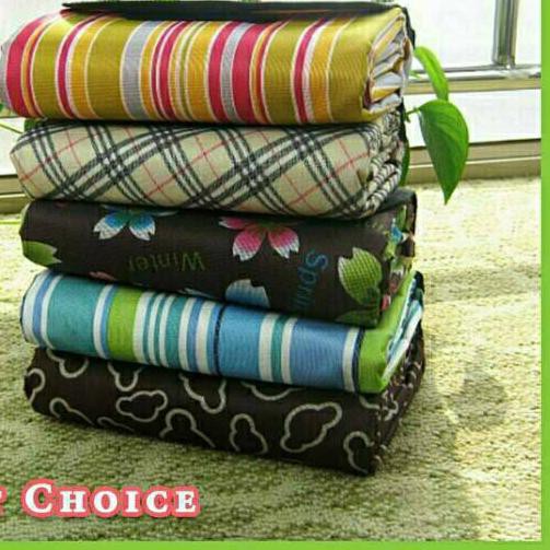 ♦ tikar lipat AJAIB Matras anti air foldable banyak motif trendy/Tikar tamasya lipat anti air terbar