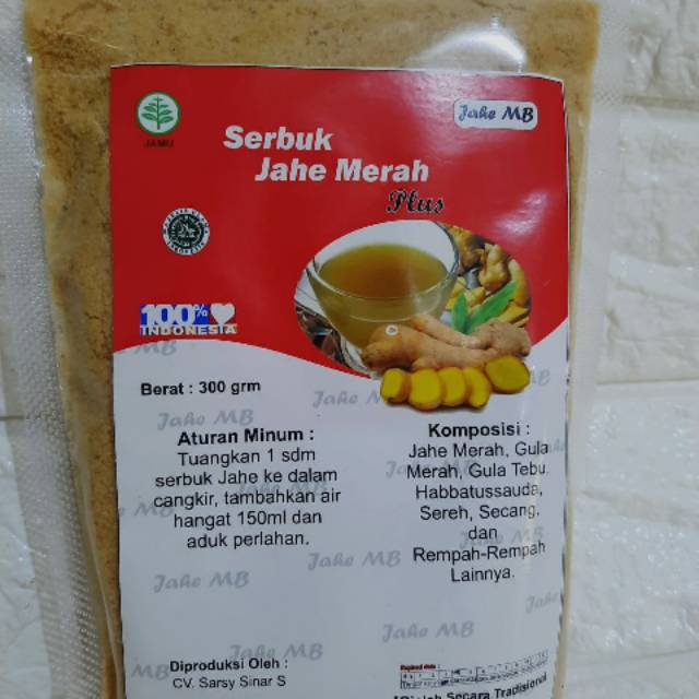 

Serbuk Jahe Merah