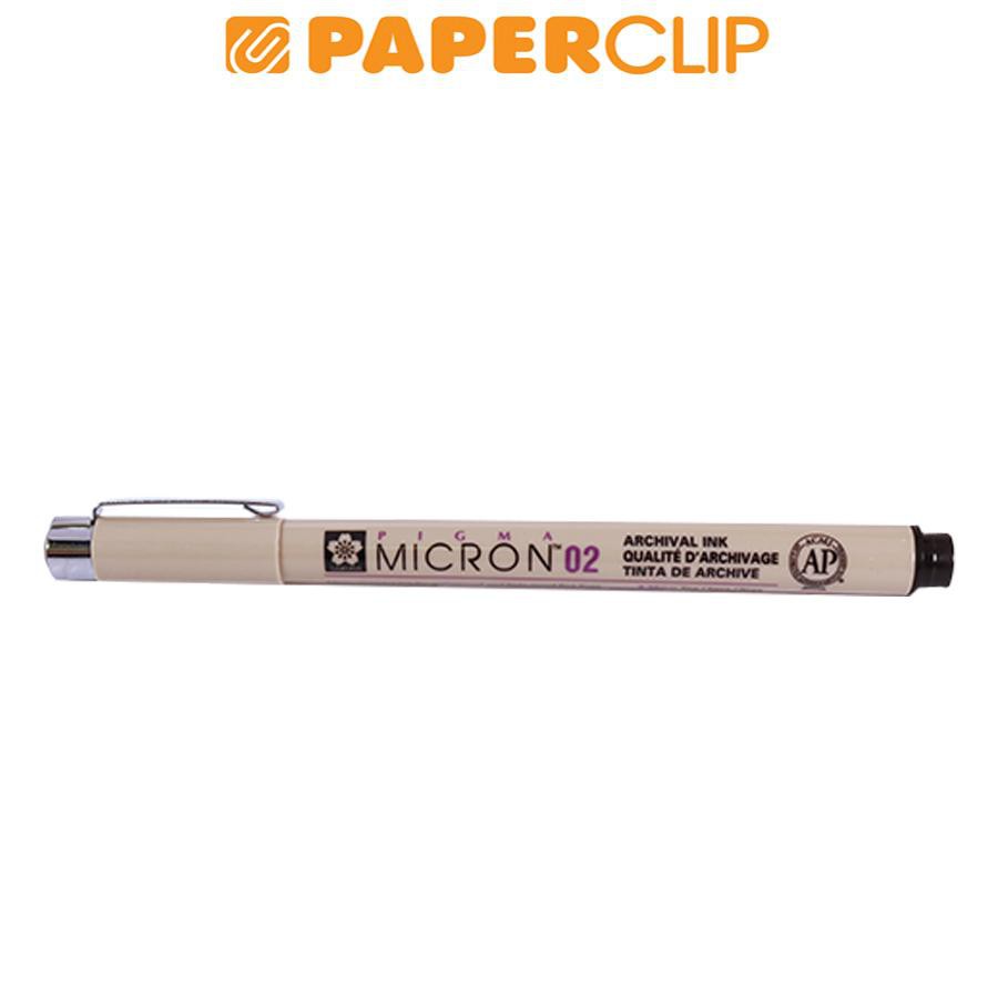 

BALLPOINT SAKURA PIGMA MICRON 02 BLACK