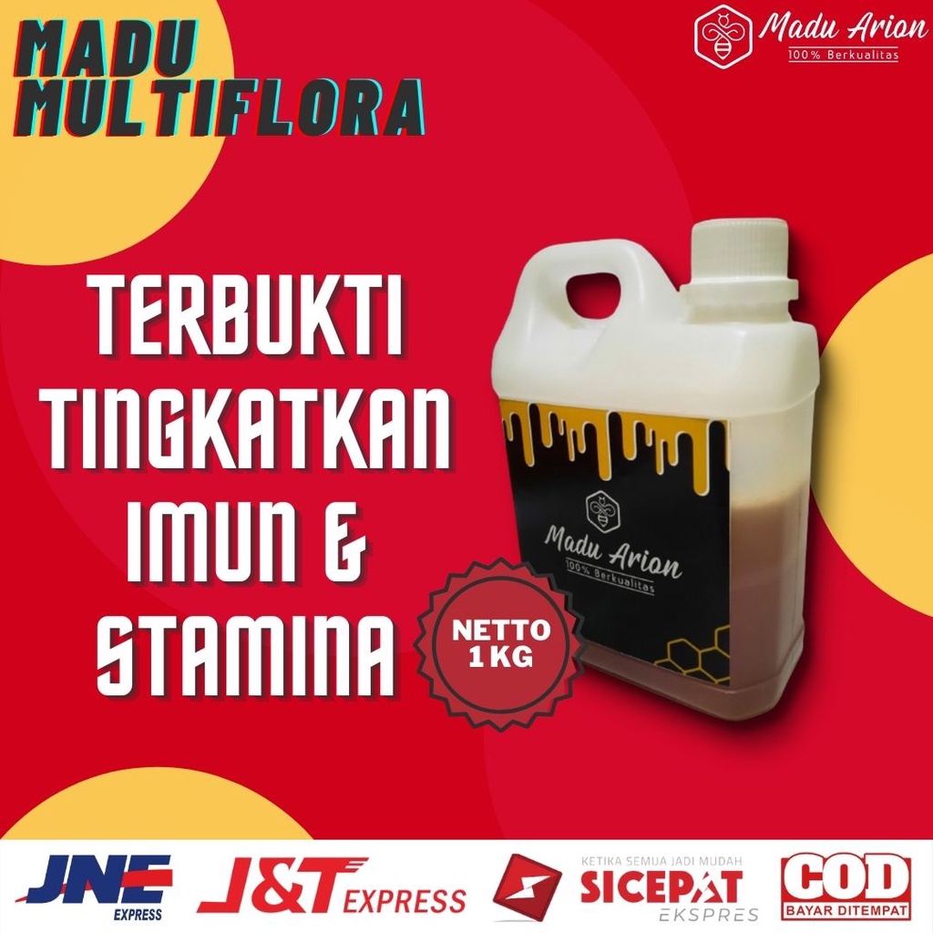 

Madu Murni Asli Multifora 1kg Berkulaitas Original 100%
