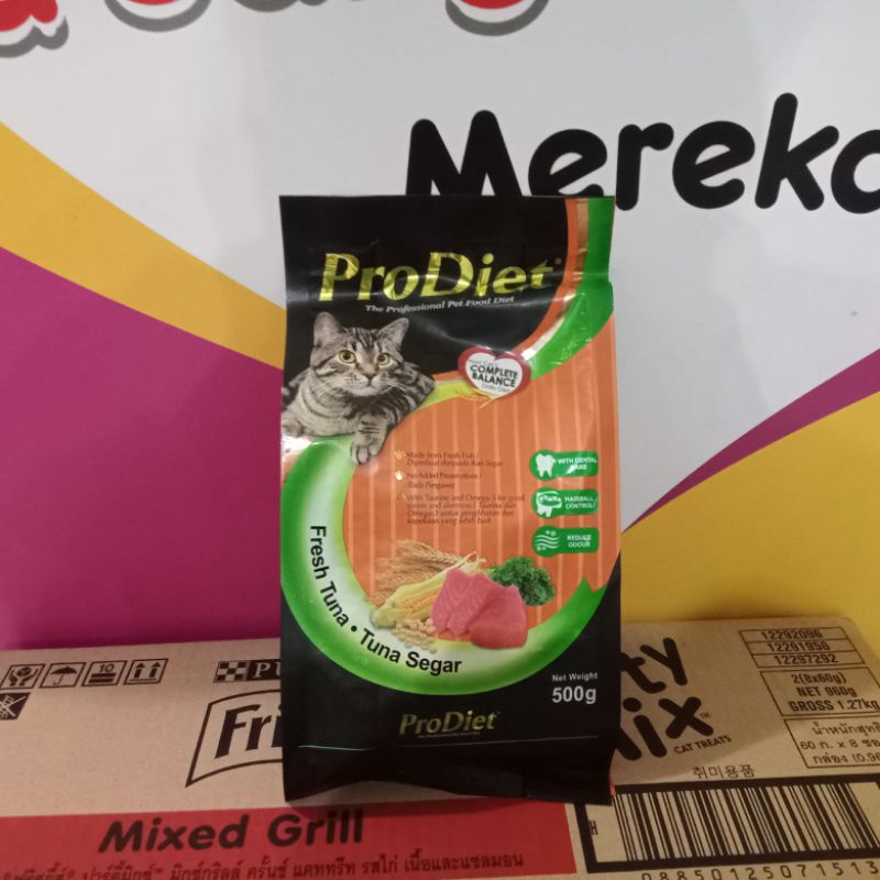 prodiet cat food 500 gram makanan kucing prodiet