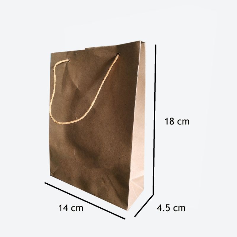 

PAPER BAG POLOS KECIL TALI KERTAS ISI 50 PCS
