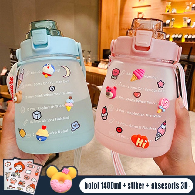 botol minum viral / botol minum viral tiktok / Botol Minum Anak / Botol Minum Lucu / Botol Big Belly