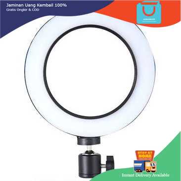 TaffSTUDIO Lampu Halo Ring Light LED Kamera 8W 6 Inch - RL-19