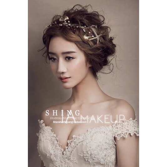 Bandana Mahkota 【28】Bunga Cantik Aksen Pita untuk Aksesoris Rambut