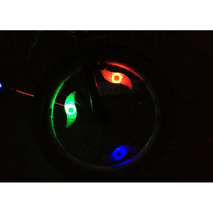 DACHELUN Lampu Ban Sepeda Colorful LED Bicycle Wheel Light 1 PCS DC-889 Multi-Color QTZ65 Grab Medan