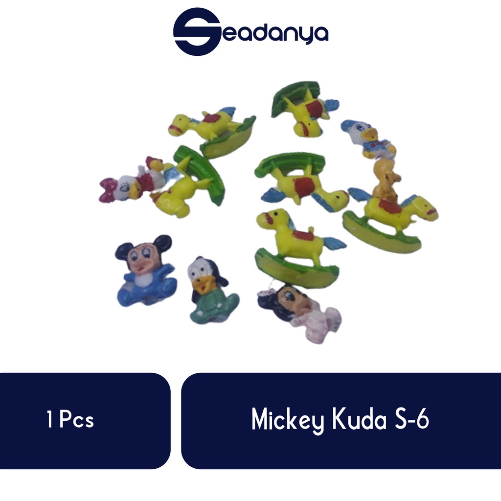 

Mickey Kuda S-6/Mickey Kuda/Mainan Mickey Mouse/Hiasan Kue Tart/Hiasan Cake/Hiasan Tart/Hiasan Brownies