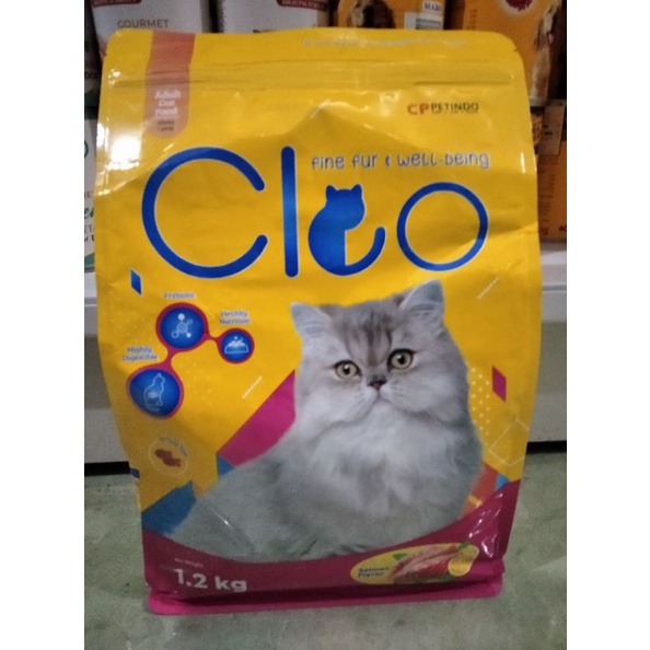 Makanan Kucing Cleo Salmon Flavor 1,2kg