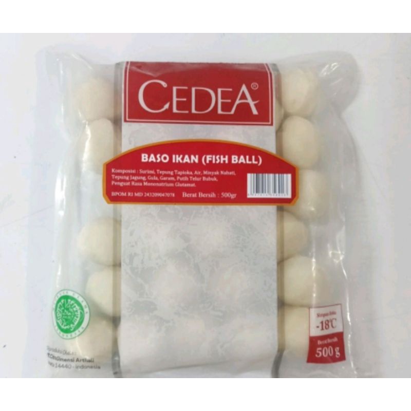 

Bakso Ikan Fish Ball CEDEA 500gr isi 25