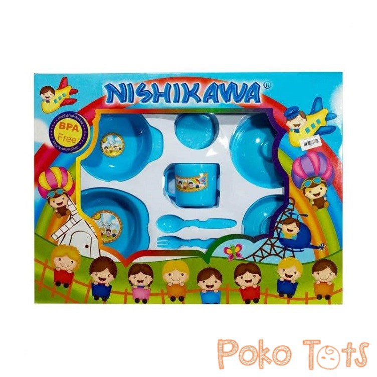 Nishikawa Feeding Set 8403E Tempat Makan Bayi 8pcs BPA FREE