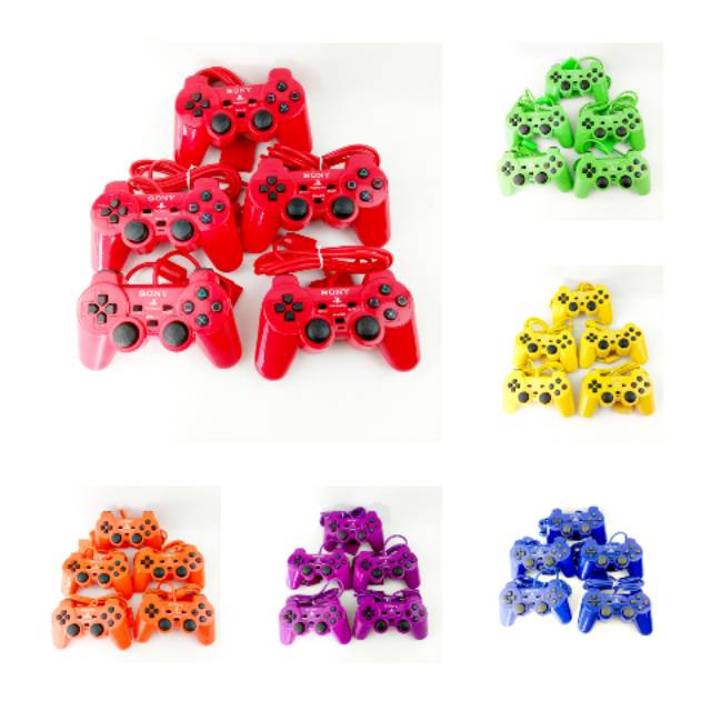 Stik PS2 TW warna 1kg isi5 / joystick ps2 warna / Stik PS2 kabel