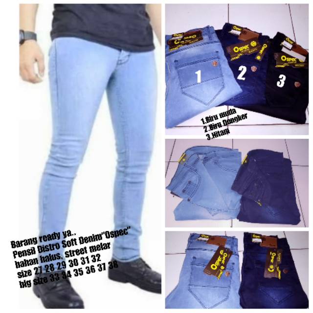 

Pensil soft Denim 27-32