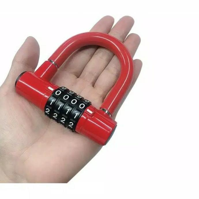 Multifungsi Lock Gembok Kode Nomor Angka Kunci Pagar Motor