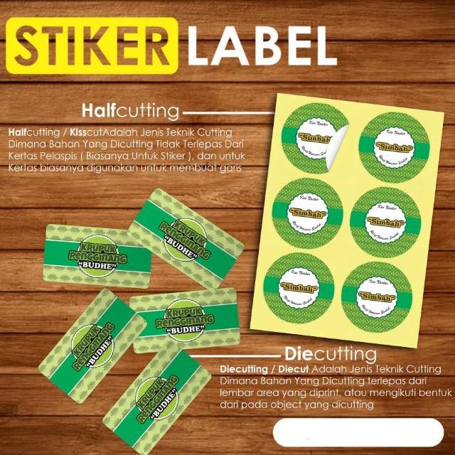 

Stiker Label Produk Print and Cut A3+ VINYL GLOSSY/DOFF