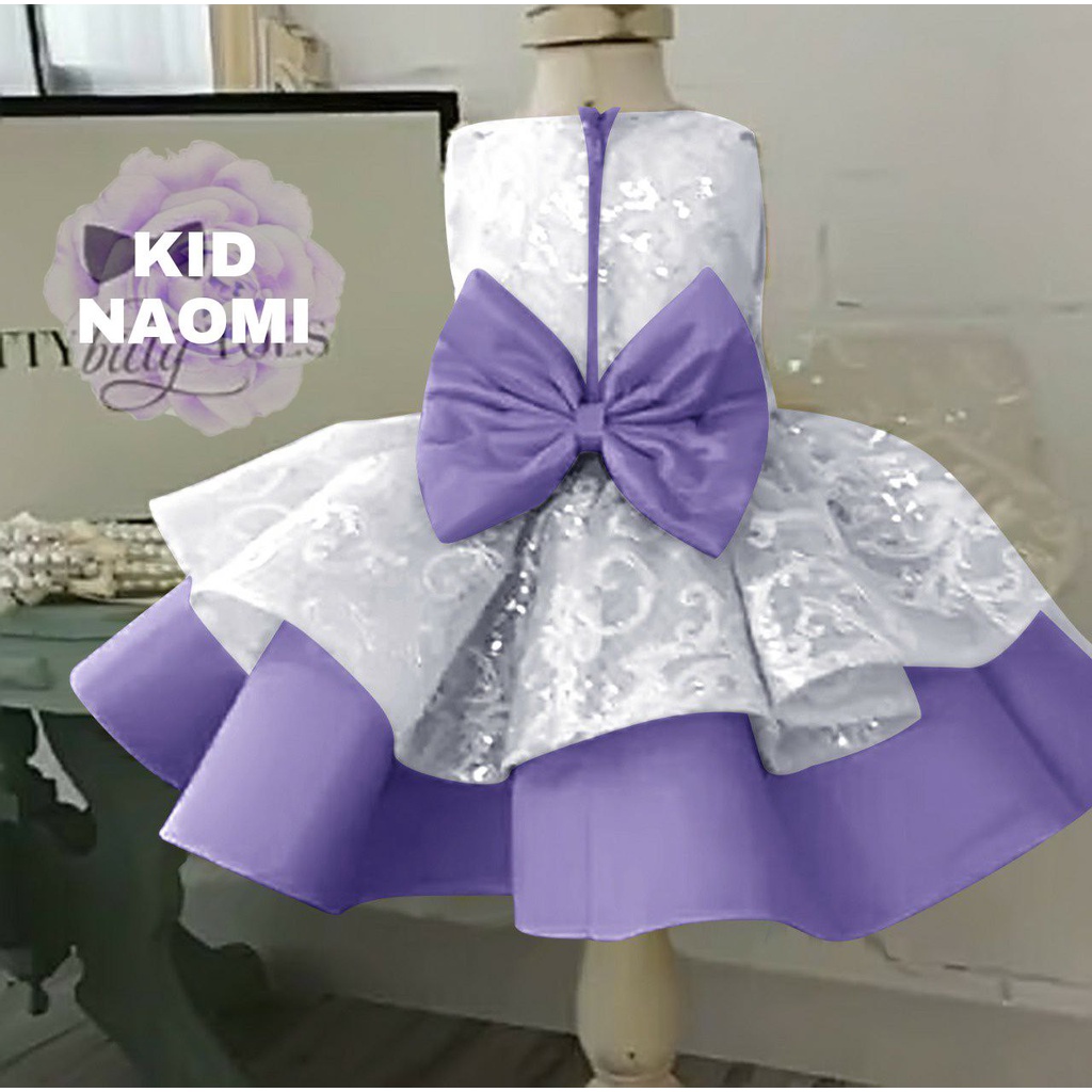 DRESS ANAK NAOMI KID/ FASHION PAKAIAN PESTA ANAK WANITA / BAJU PESTA PEREMPUAN