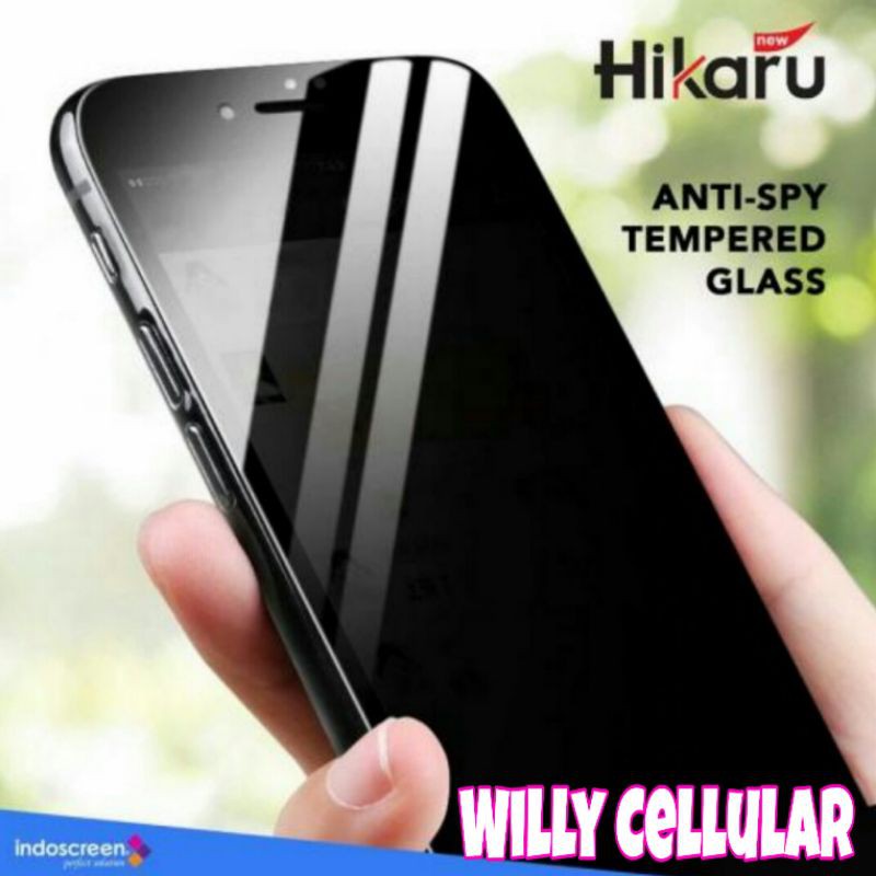 Premium Full Cover Tempered Glass PRIVACY iPhone 13 12 / 12 Pro - 12 Mini - 12 Pro Max (F.Set) - Hikaru-1