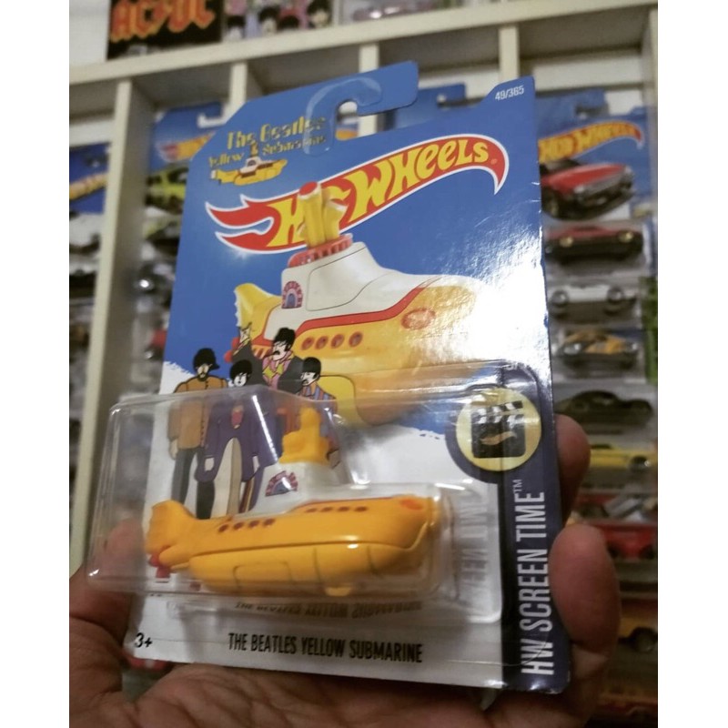 Popstoreindo - Hotwheels The Beatles Yellow Submarine