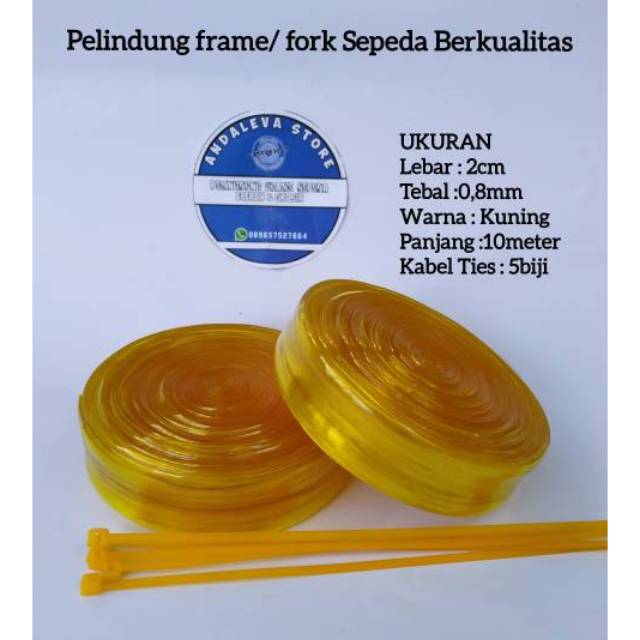 Karet Pelindung frame fork Sepeda MTB THRILL BMX Warna Karet Pelindung frame fork Sepeda MTB THRILL BMX Warna