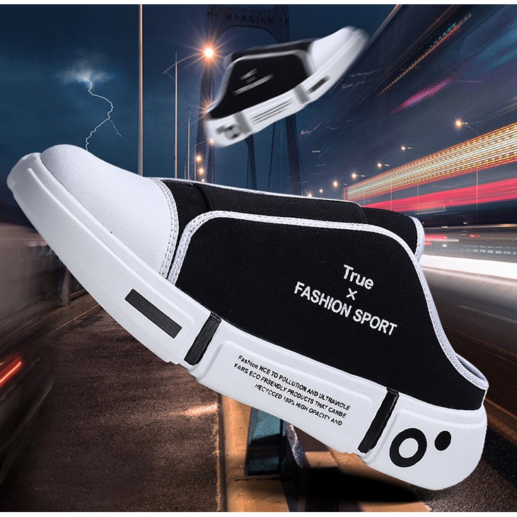 Sepatu Sendal Pria Fashion Spatu cowok Import style korea True Fashion Sport Kekinian RT446