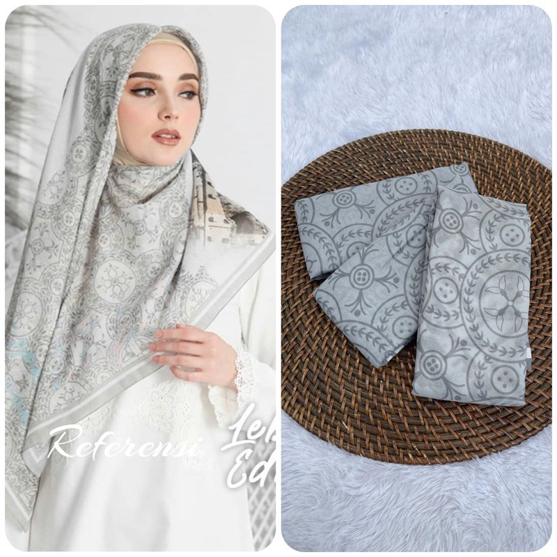 351-400 kerudung segiempat lasercut voal motif-351