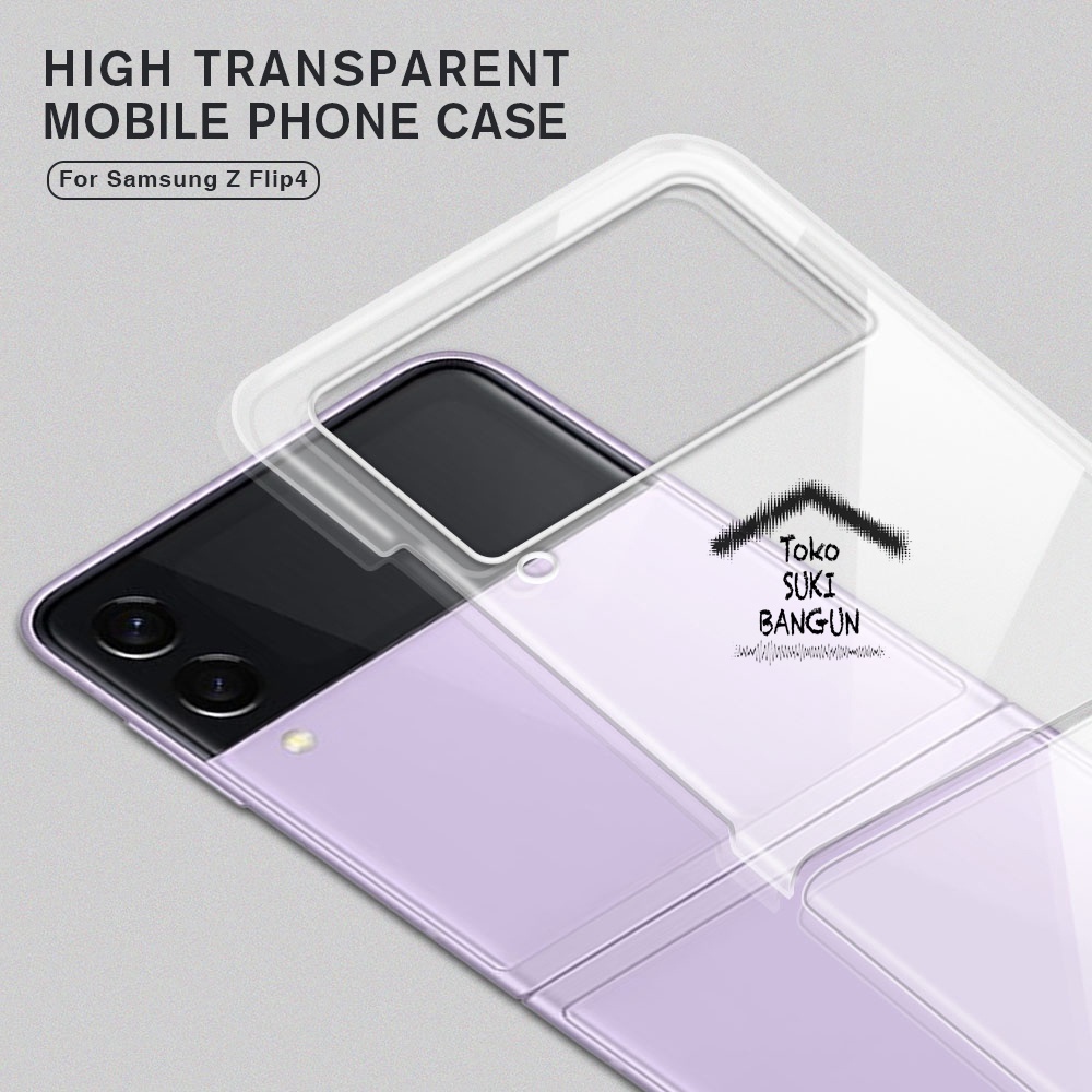 Case Samsung Galaxy Z Flip4 Flip 4 CLEAR TRANSPARENT Cover Pouch Protector ZFL4-001