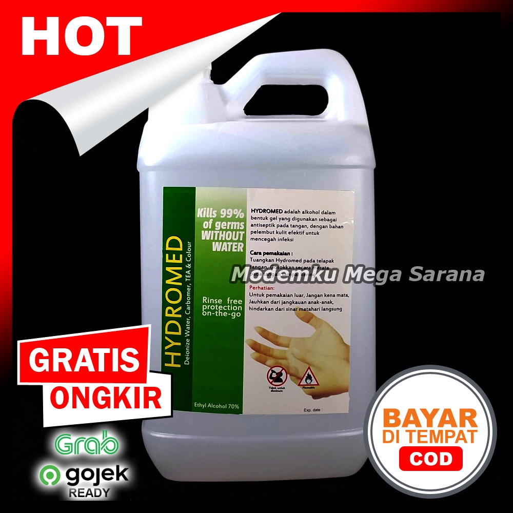 Hydromed Hand Sanitizer Gel 5 Liter Jogja