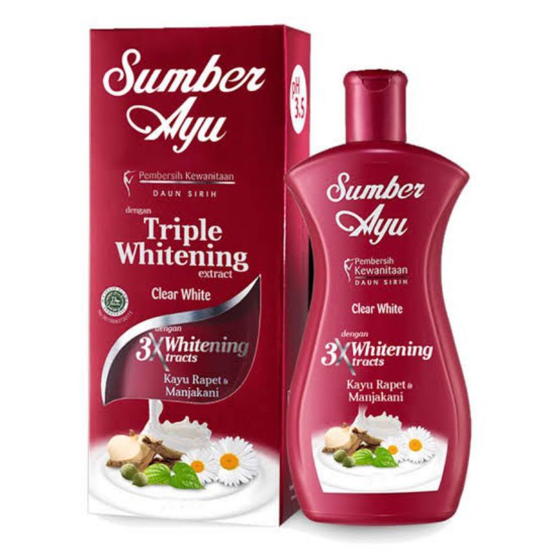 Sumber Ayu Clear White Triple Whitening Extracts/Sumber Ayu Triple Whitening/Sumber Ayu Sabun Pember