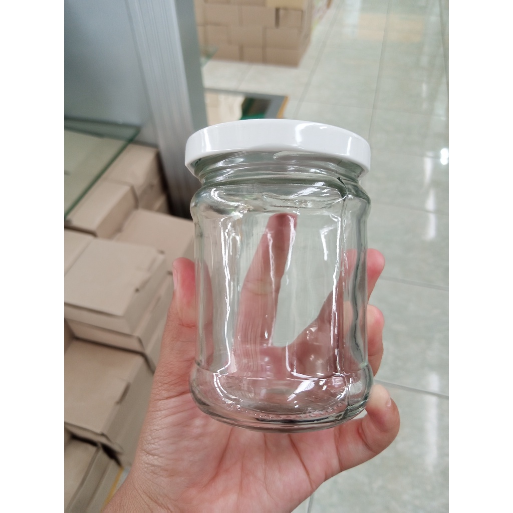 Hampers Igs200 Toples Kaca Stoples Wadah Penyimpanan Sambal Kecil Kedap Udara Mini Jar Unik Hermerti
